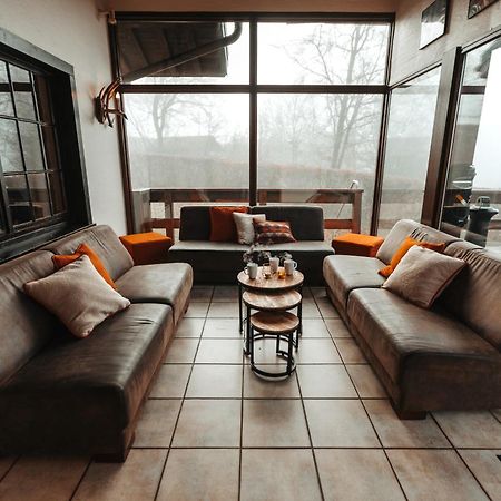 Le Grand Cerf 25 Pers, Malmedy- Chalet Rustique, Jardin Exterior foto